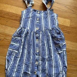 Jessica Simpson Blue and White Casual Dress
